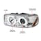 Spec-D Tuning 00-06 GMC Denali Halo LED Projector Chrome 2LHP-DEN00-TM - alternate 4